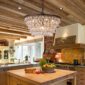Elegant Farmhouse Bronze Ceiling Lighting Fixture kitchen area