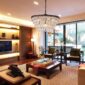 Elegant Farmhouse Bronze Ceiling Lighting Fixture living room