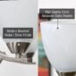 Luxurious Alabaster Glass Shades Chandelier detail