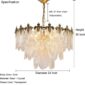 Radiant Modern Pendant Chandelier detail