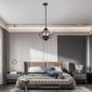 Stylish Farmhouse Rustic Vintage Black Pendant bedroom