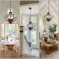 Stylish Farmhouse Rustic Vintage Black Pendant spacesw